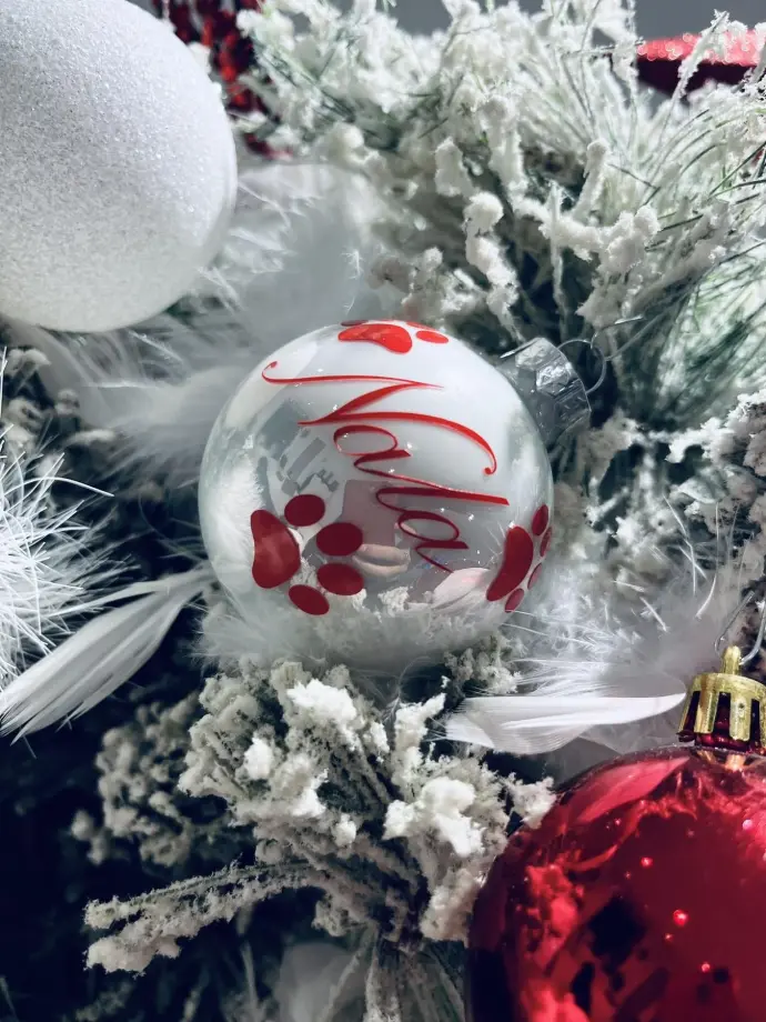 Boule de noël personnalisé, Charleroi