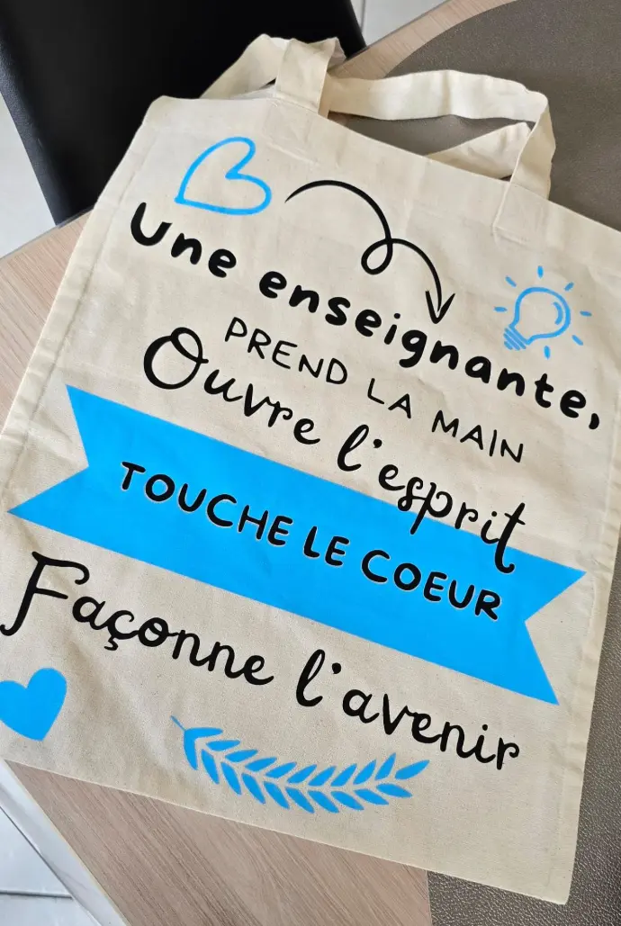 Sac cabas personnalisé, sac de course personnalisé