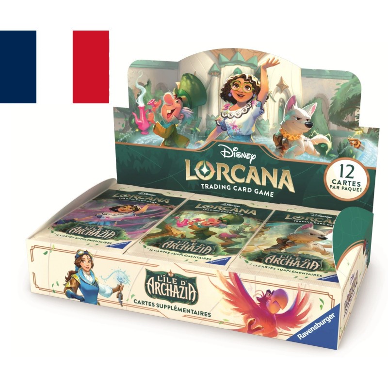 Display De 24 Boosters Lorcana L'ile D'archazia Chapitre 7 / Carte Vf
