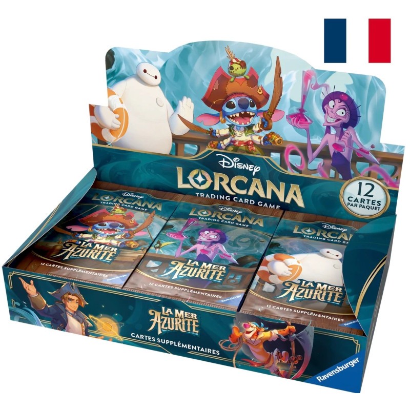 Display De 24 Boosters La Mer Azurite Chapitre 6 / Lorcana