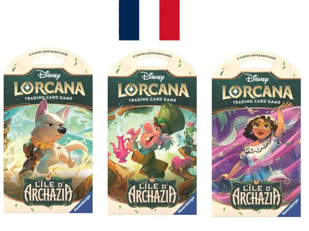 DISNEY - Lorcana - Trading Cards Booster Sleeved Chapitre 7 - FR (Aléatoire)