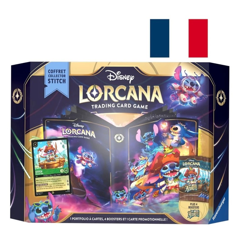 Coffret Collector Stitch La Mer Azurite Chapitre 6 / Lorcana