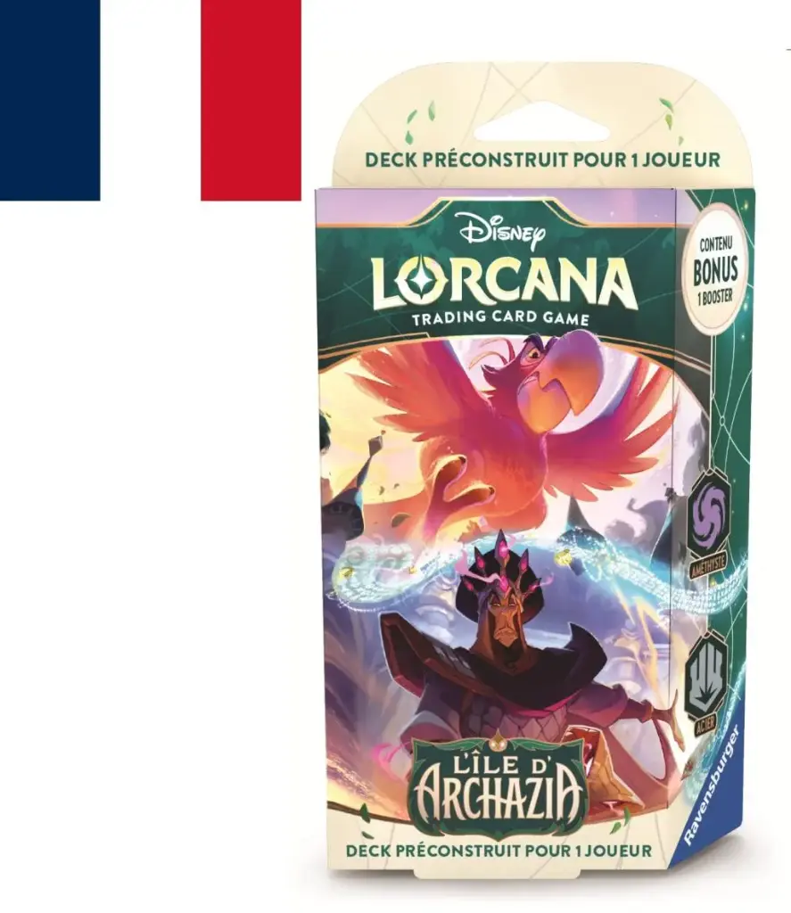 DISNEY - Lorcana - Trading Cards Starters Iago/Jafar Chapitre 7 - FR