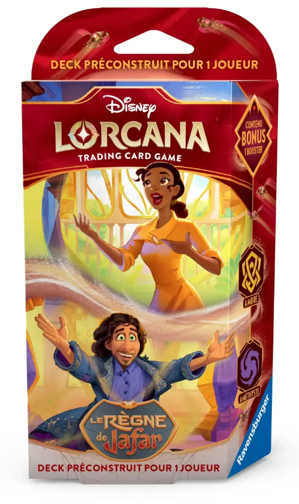 Disney Lorcana JCC : Le Règne de Jafar - Deck de démarrage Tiana et Bruno - FR