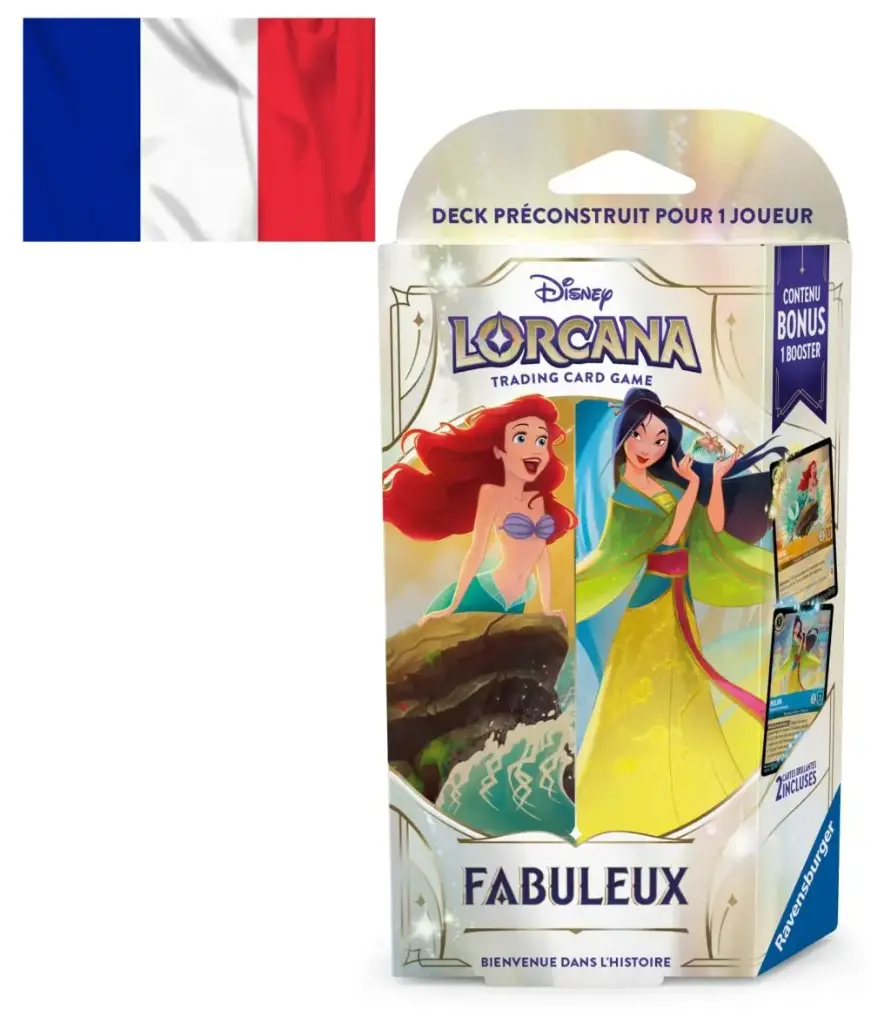 Lorcana - Deck de Démarrage Fabuleux - Ariel et Mulan