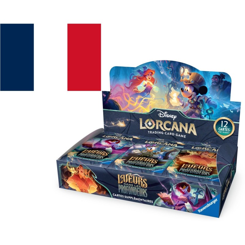 Display De 24 Boosters Lorcana Lueurs Dans Les Profondeurs Chapitre 10 / Carte Vf